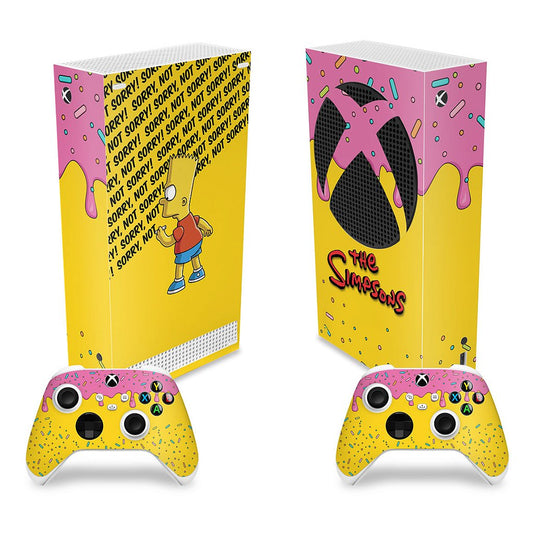 Skin Anti-Rage Xbox Series S Vertical - The Simpsons
