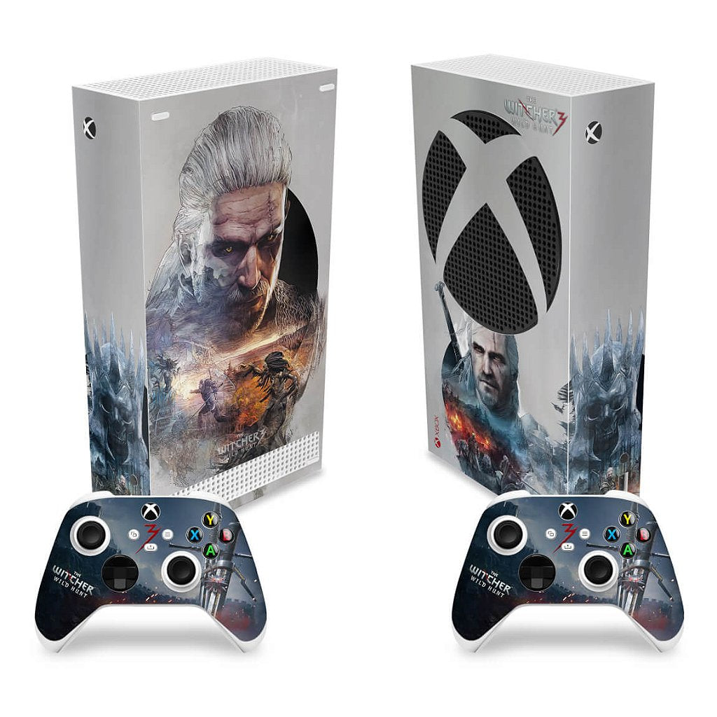 Skin Anti-Rage Xbox Series S Vertical - The Witcher 3