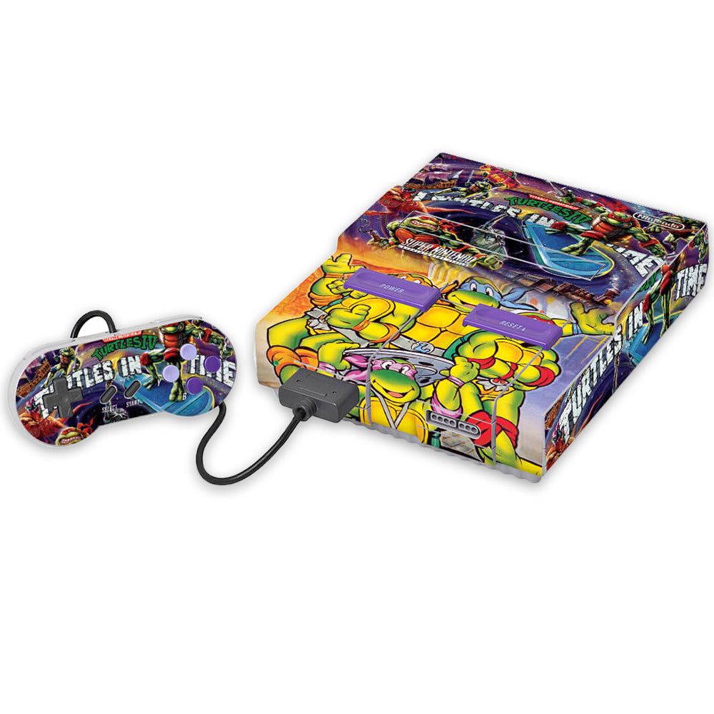 Super Nintendo Skin Anti-Rage - Turtles in Time Tartarugas Ninja