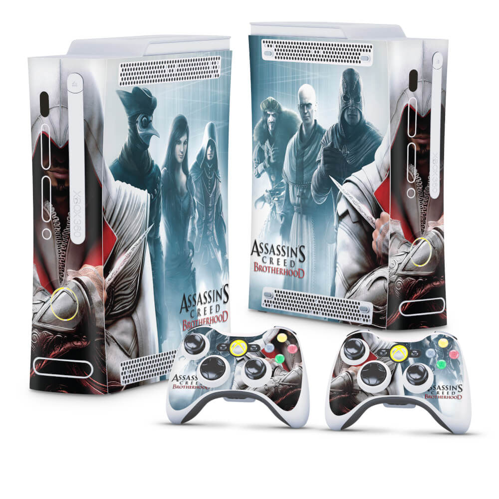 Skin Anti-Rage Xbox 360 Fat - Assassins Creed Brotherwood #C