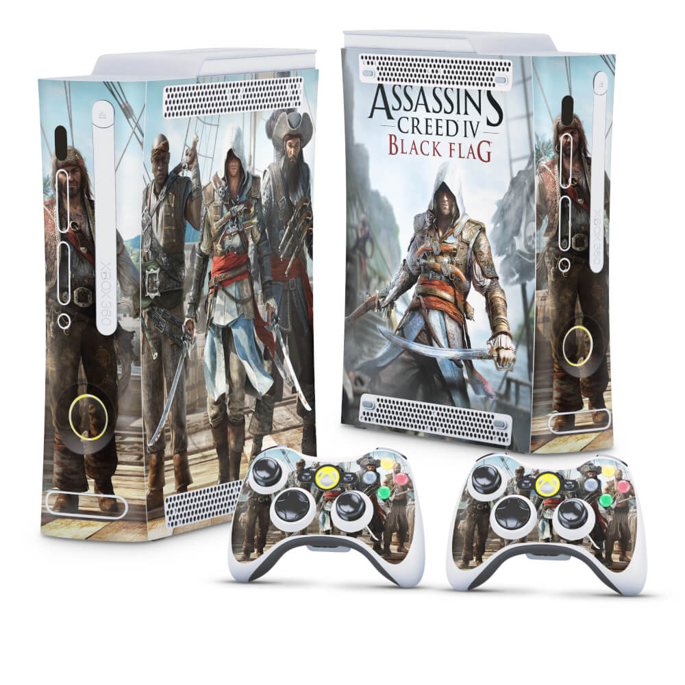 Skin Anti-Rage Xbox 360 Fat - Assassins Creed IV Black Flag