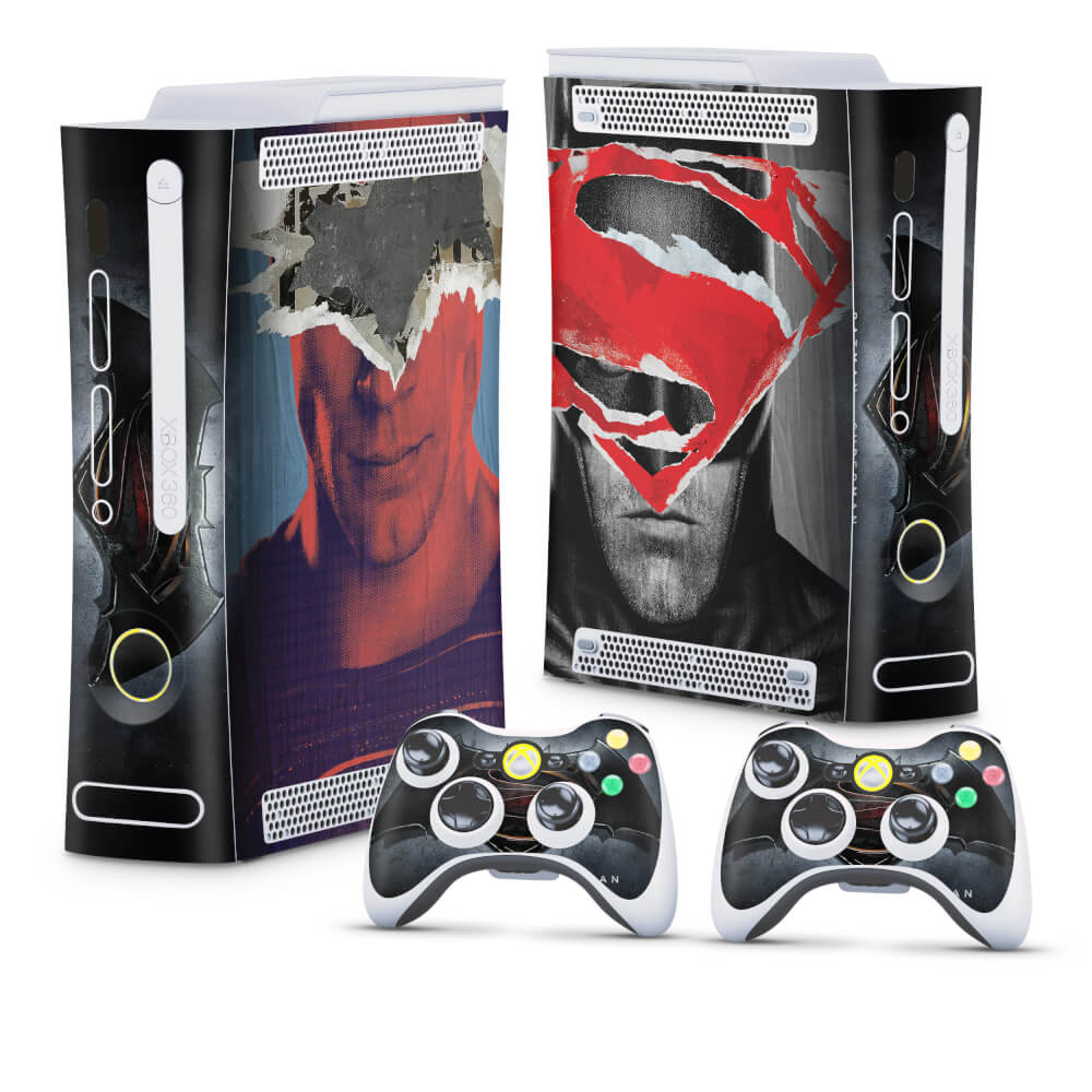 Skin Anti-Rage Xbox 360 Fat - Batman vs Superman