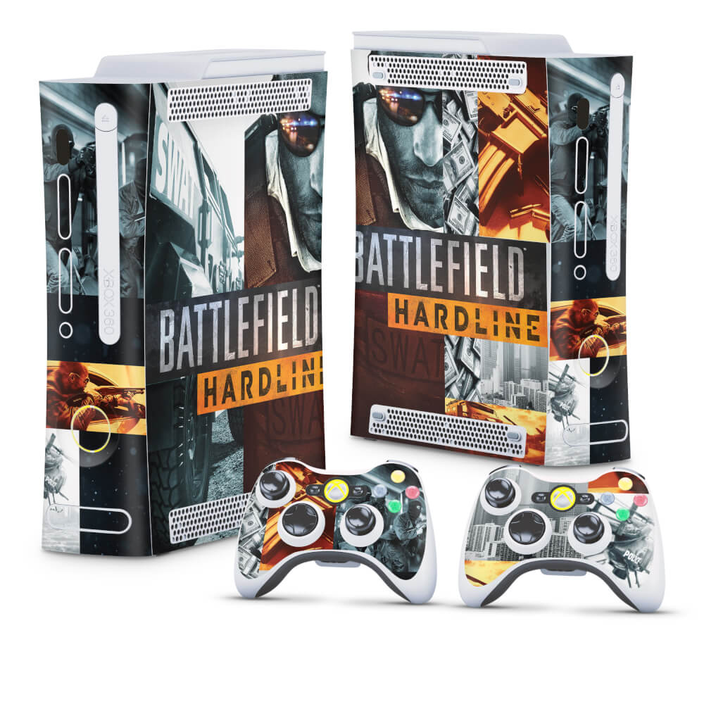 Skin Anti-Rage Xbox 360 Fat - Battlefield Hardline