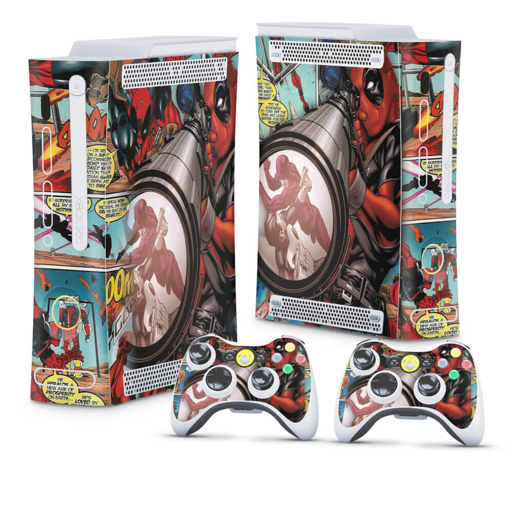 Skin Anti-Rage Xbox 360 Fat - Deadpool