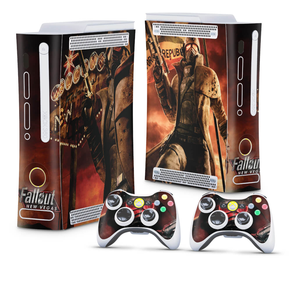 Skin Anti-Rage Xbox 360 Fat - Fallout New Vegas
