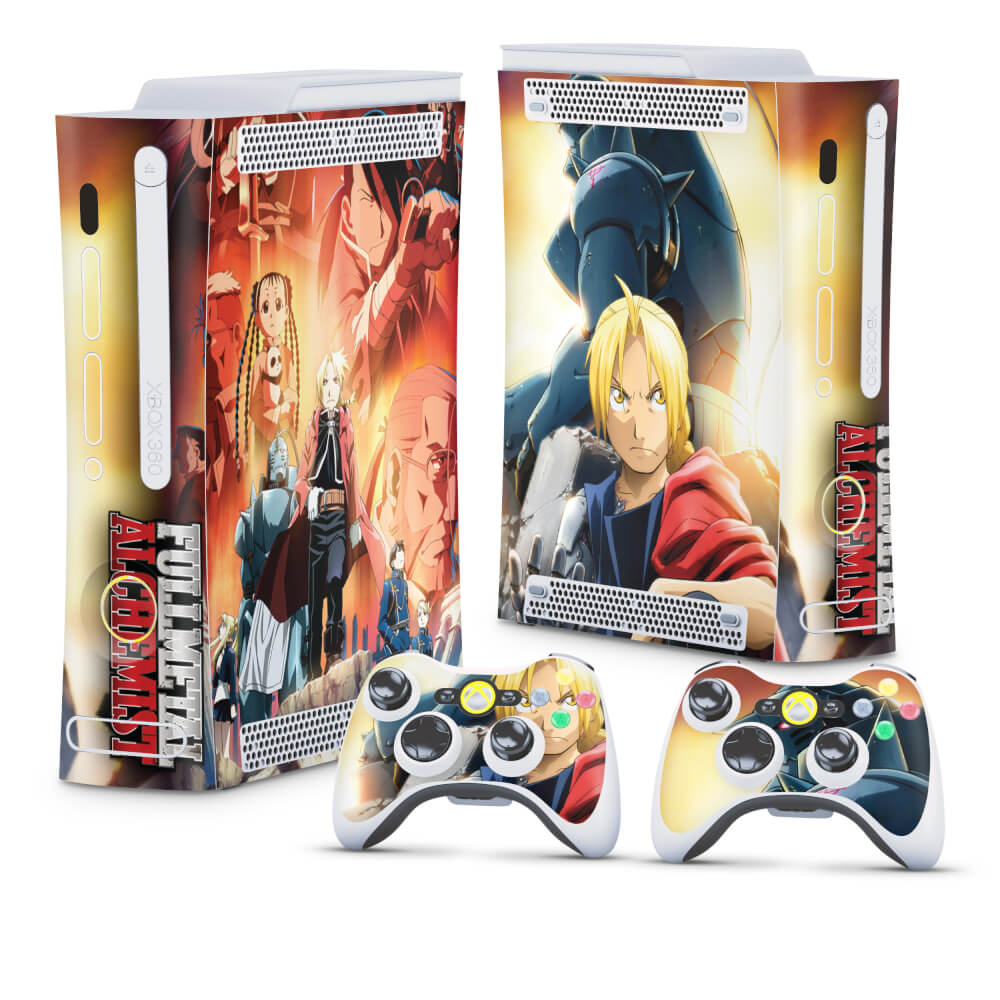 Skin Anti-Rage Xbox 360 Fat - Fullmetal Alchemist: Brotherhood