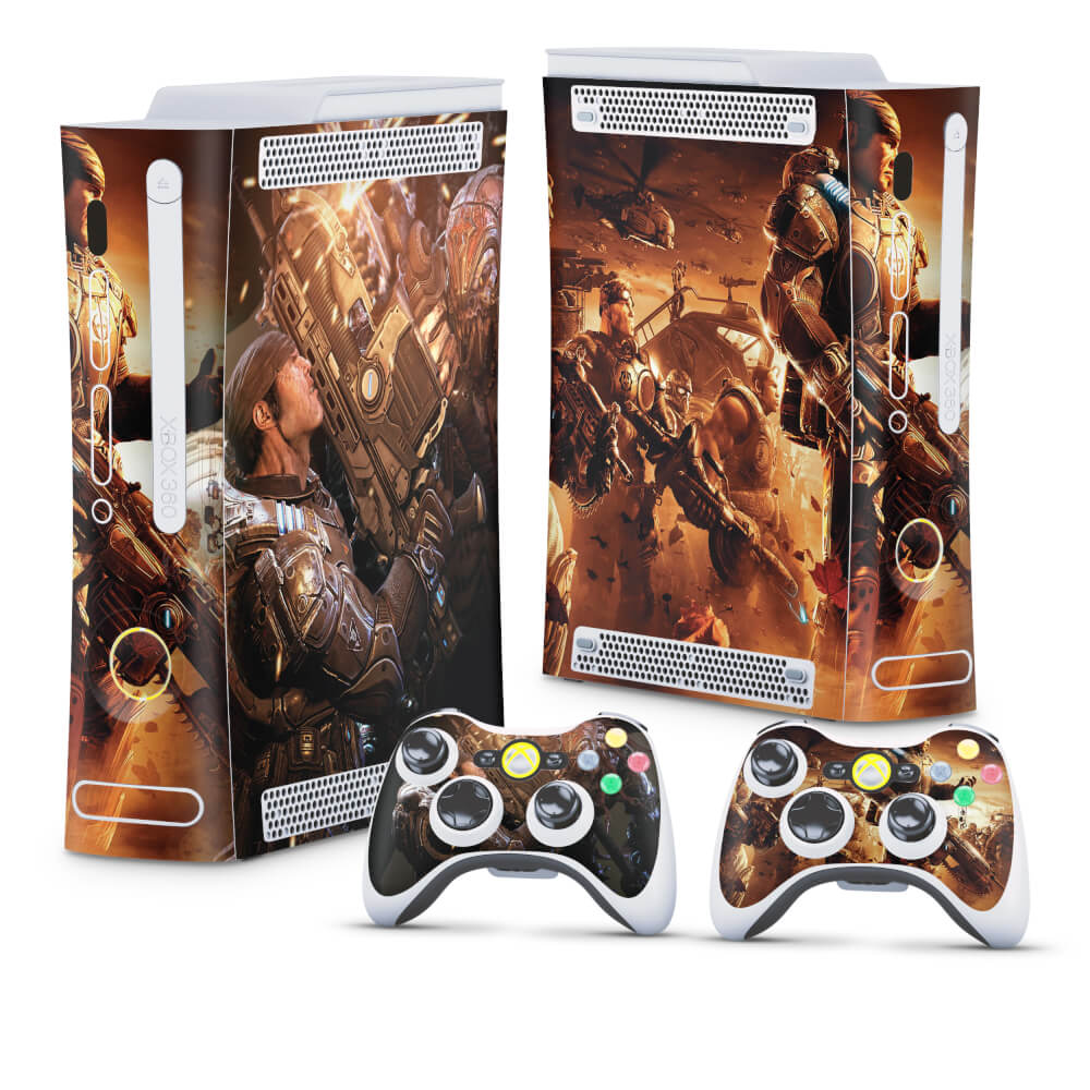 Skin Anti-Rage Xbox 360 Fat - Gears of War 2