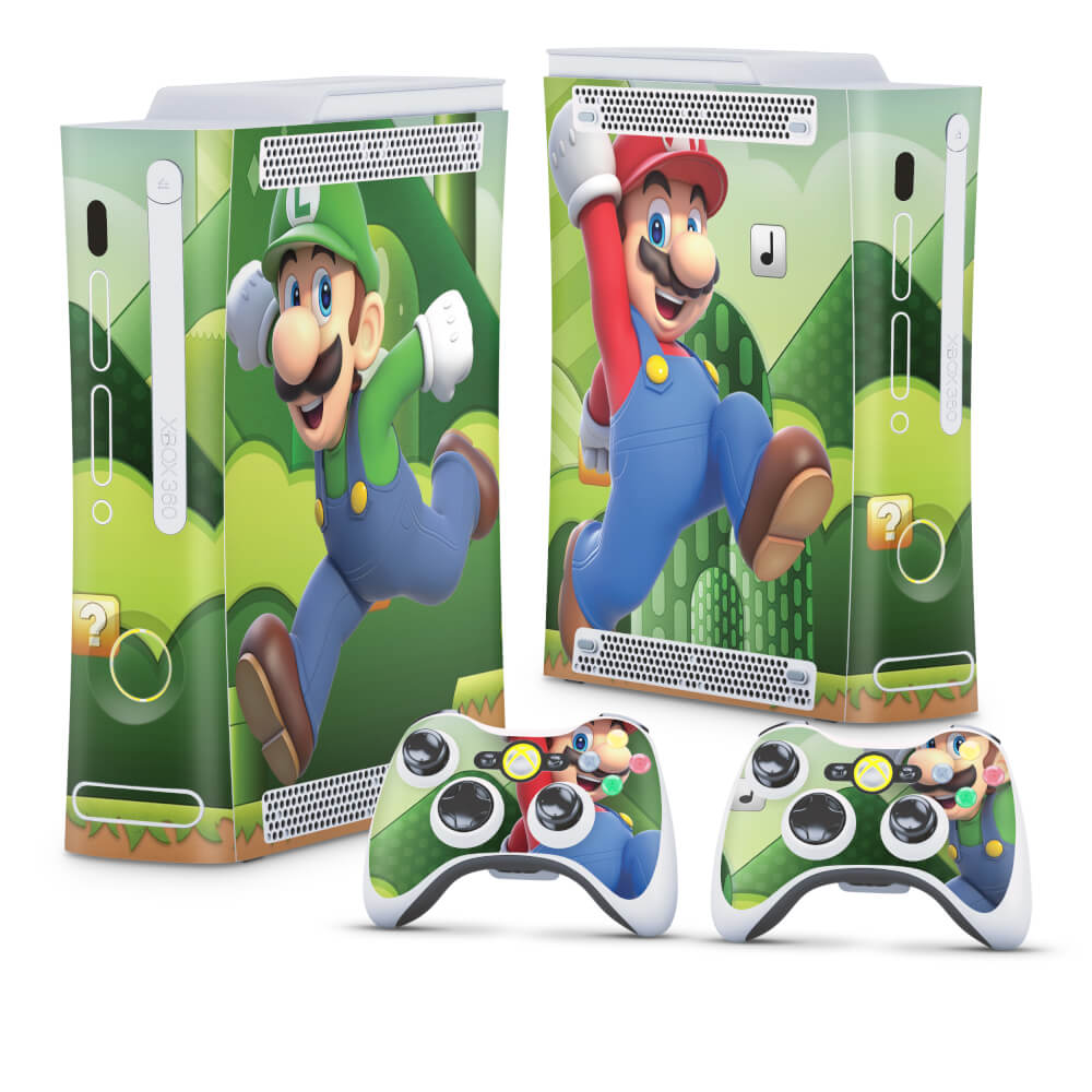 Skin Anti-Rage Xbox 360 Fat - Mario & Luigi