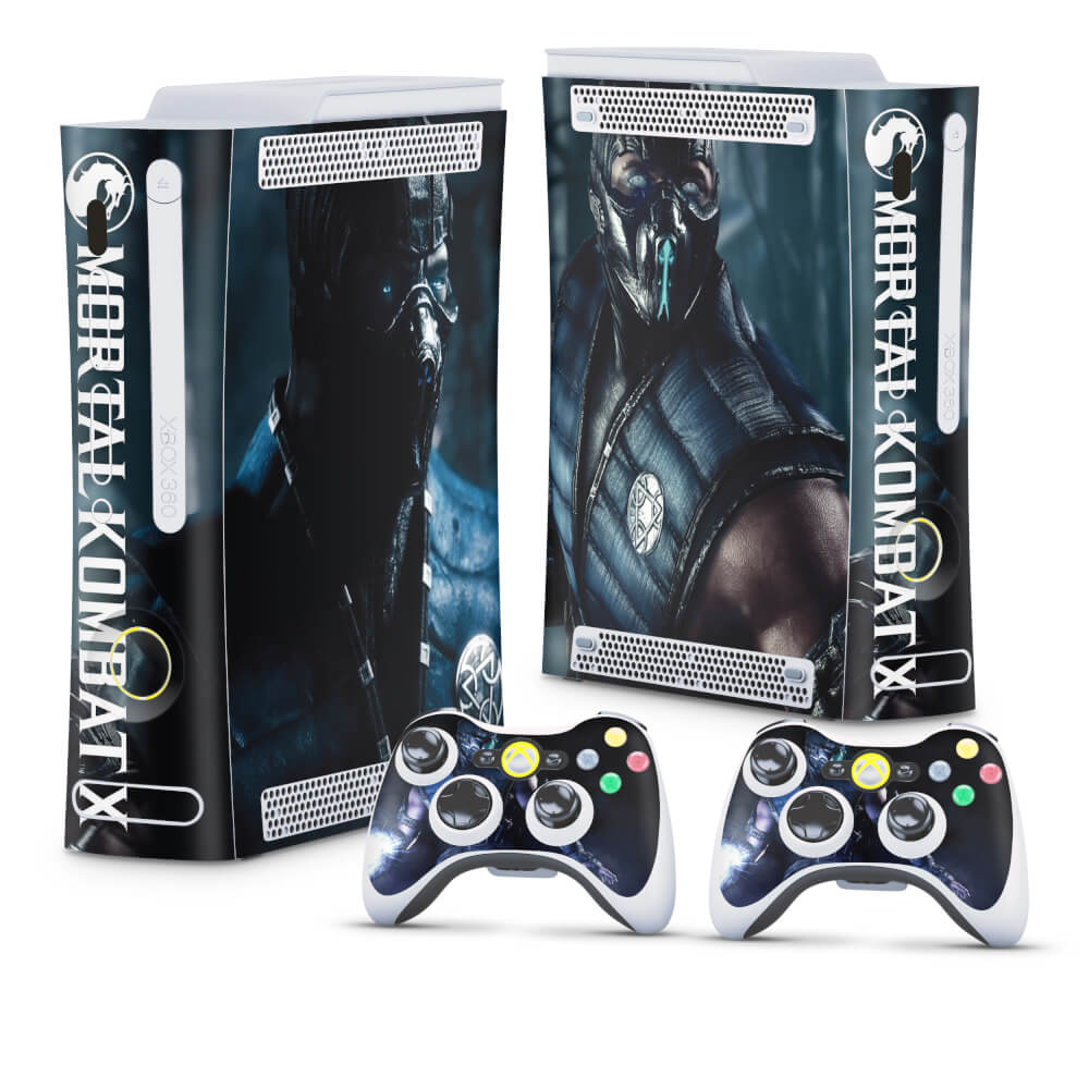 Skin Anti-Rage Xbox 360 Fat - Mortal Kombat X Subzero