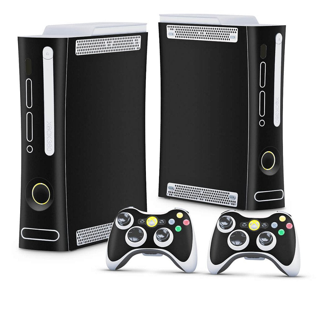 Skin Anti-Rage Xbox 360 Fat - Preto Fosco Mate