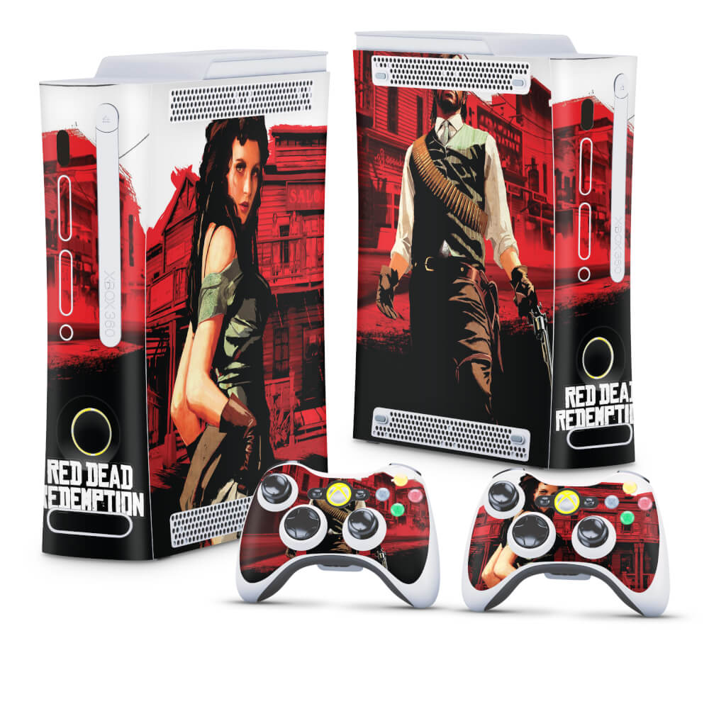 Skin Anti-Rage Xbox 360 Fat - Red Dead Redemption