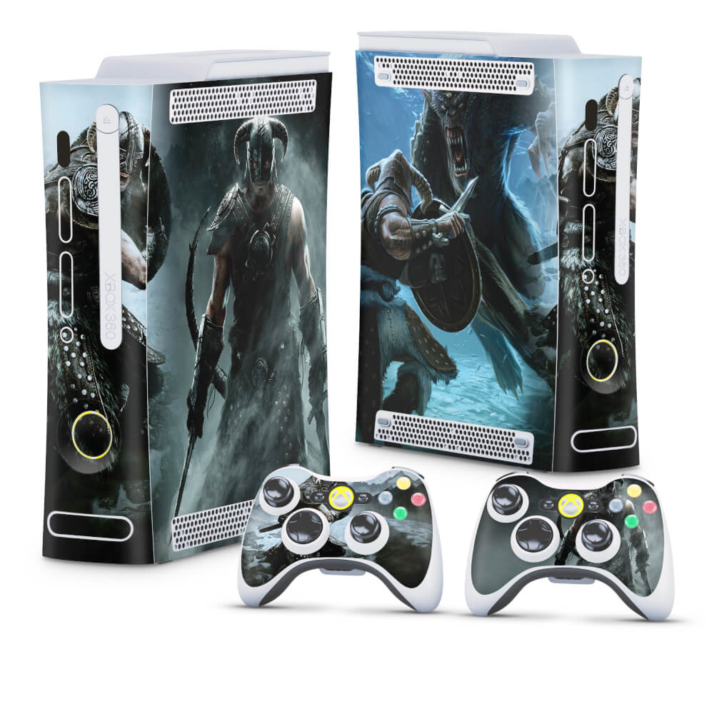 Skin Anti-Rage Xbox 360 Fat - Skyrim