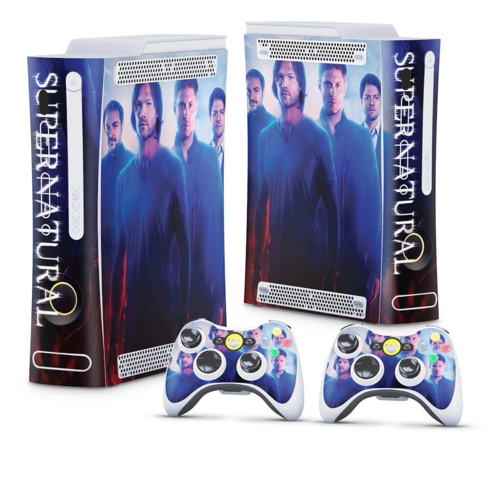 Skin Anti-Rage Xbox 360 Fat - Supernatural Sobrenatural