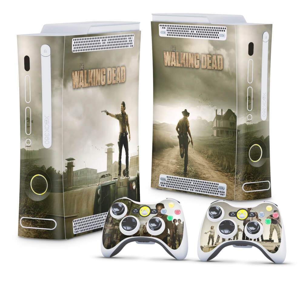 Skin Anti-Rage Xbox 360 Fat - The Walking Dead #B