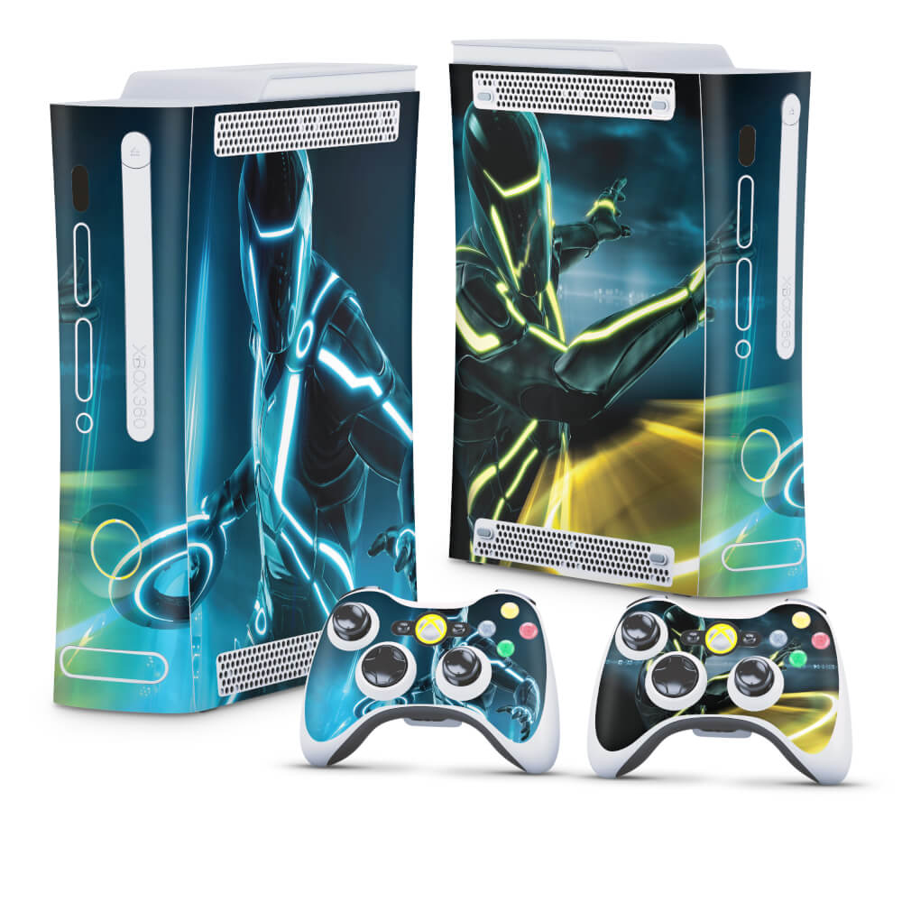 Skin Anti-Rage Xbox 360 Fat - Tron