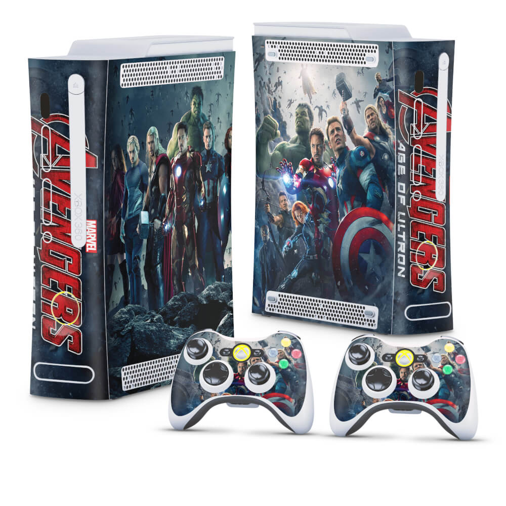 Skin Anti-Rage Xbox 360 Fat - Vingadores 2: A Era de Ultron