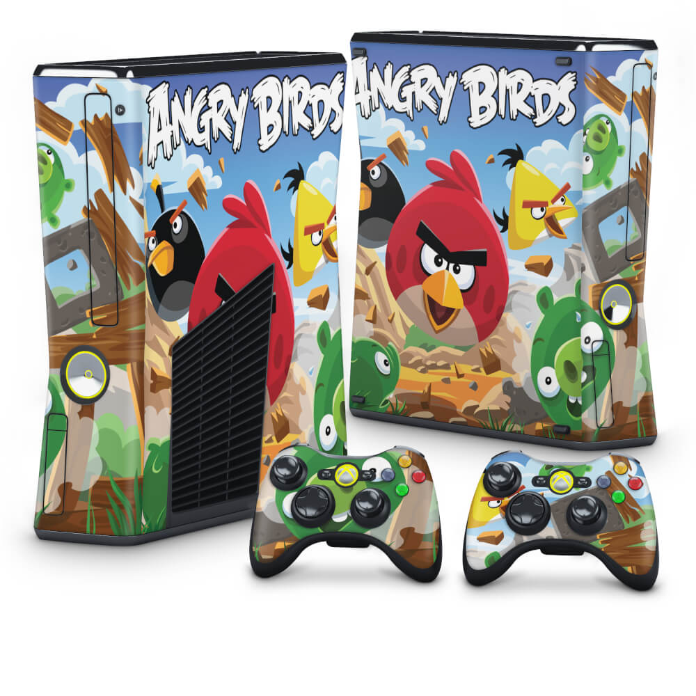 Skin Anti-Rage Xbox 360 Slim - Angry Birds