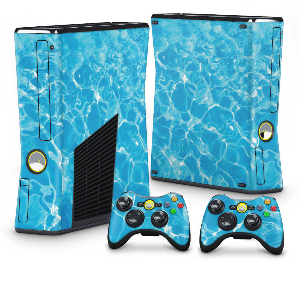 Skin Anti-Rage Xbox 360 Slim - Aquático Água