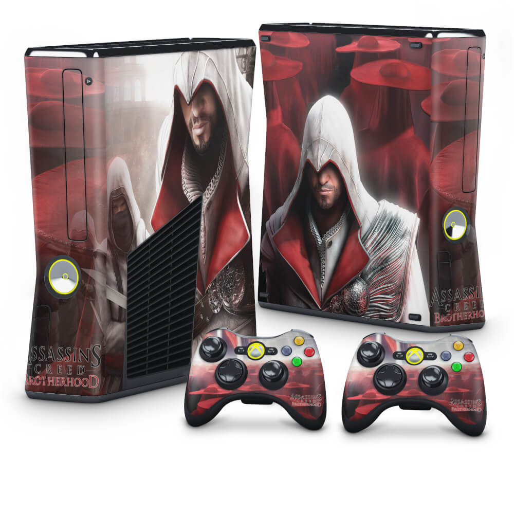 Skin Anti-Rage Xbox 360 Slim - Assassins Creed Brotherwood #A