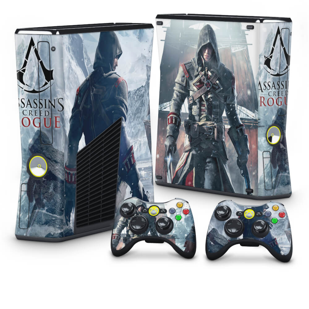 Skin Anti-Rage Xbox 360 Slim - Assassins Creed Rogue