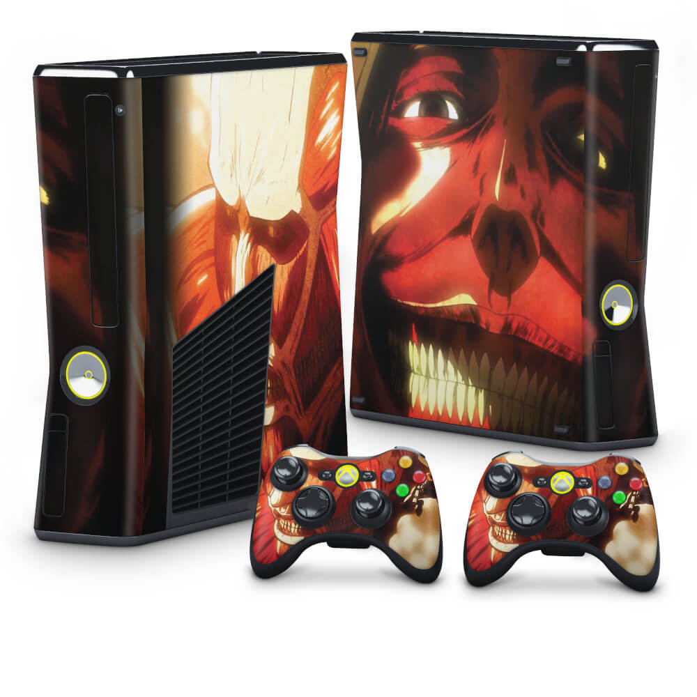 Skin Anti-Rage Xbox 360 Slim - Attack on Titan #B