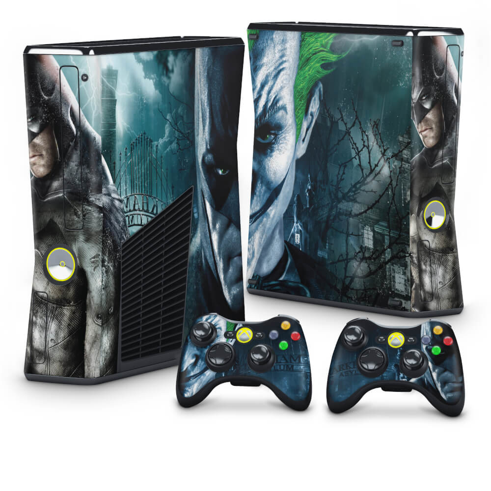 Skin Anti-Rage Xbox 360 Slim - Batman Arkham Asylum