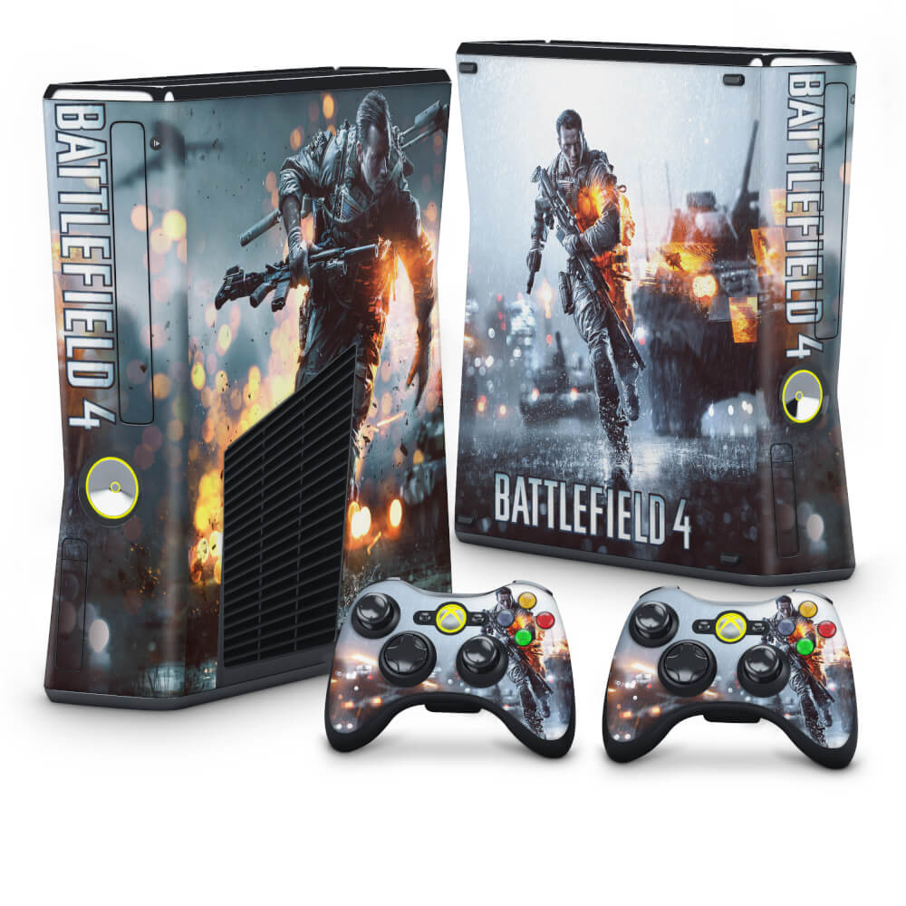 Skin Anti-Rage Xbox 360 Slim - Battlefield 4
