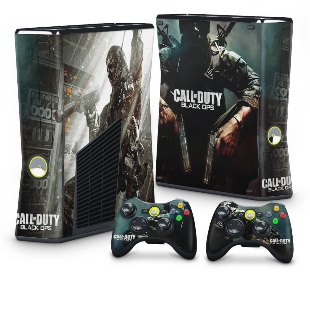 Skin Anti-Rage Xbox 360 Slim - Call of Duty Black Ops