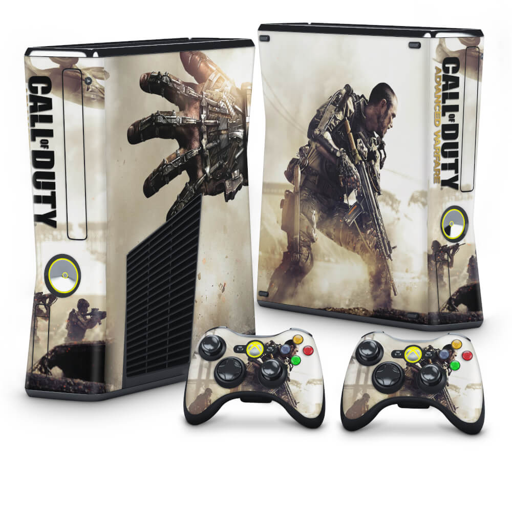 Skin Anti-Rage Xbox 360 Slim - Call Of Duty Modern Warfare