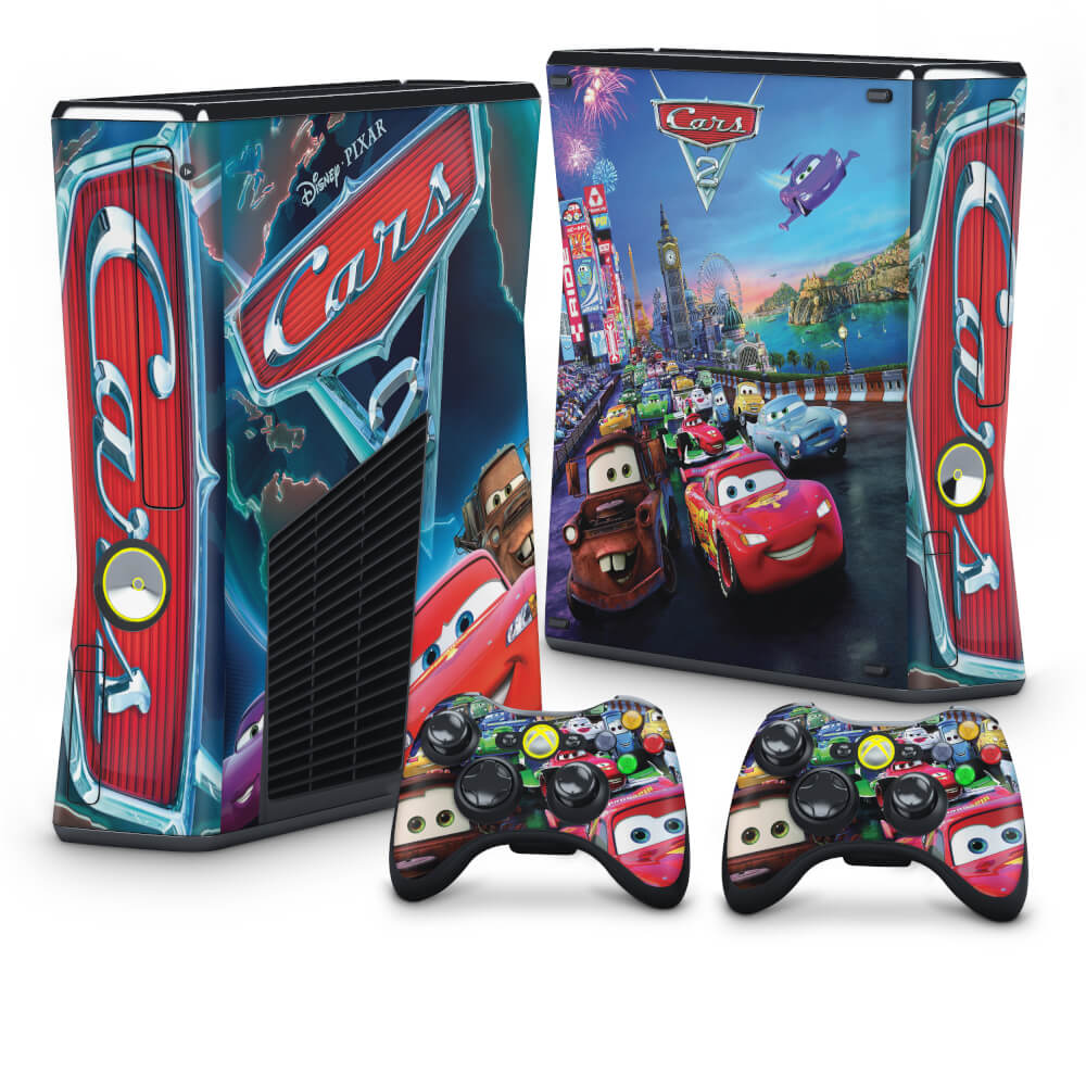 Skin Anti-Rage Xbox 360 Slim - Carros