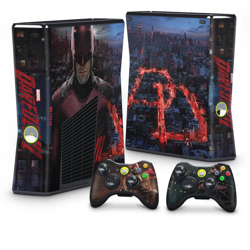 Skin Anti-Rage Xbox 360 Slim - Daredevil Demolidor