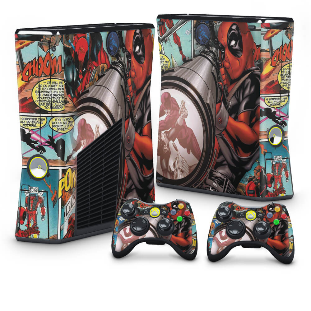 Skin Anti-Rage Xbox 360 Slim - Deadpool