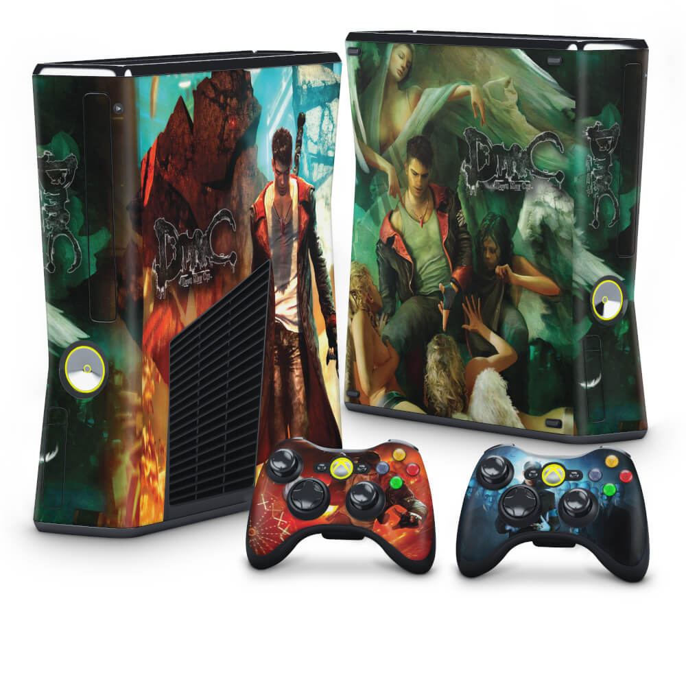 Skin Anti-Rage Xbox 360 Slim - Devil May Cry 5