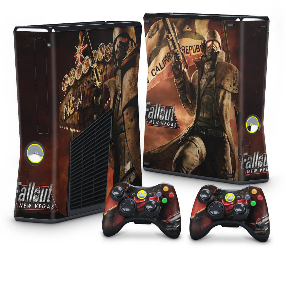 Skin Anti-Rage Xbox 360 Slim - Fallout New Vegas