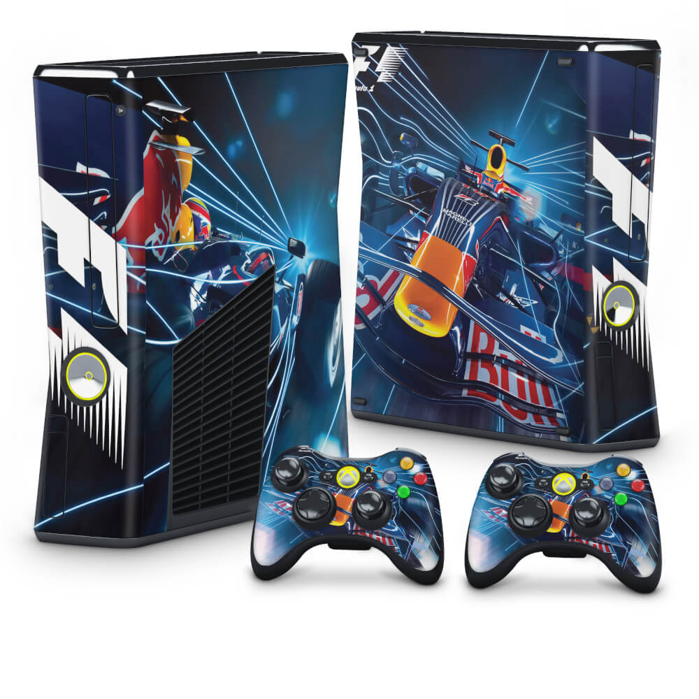 Skin Anti-Rage Xbox 360 Slim - Formula 1 #B