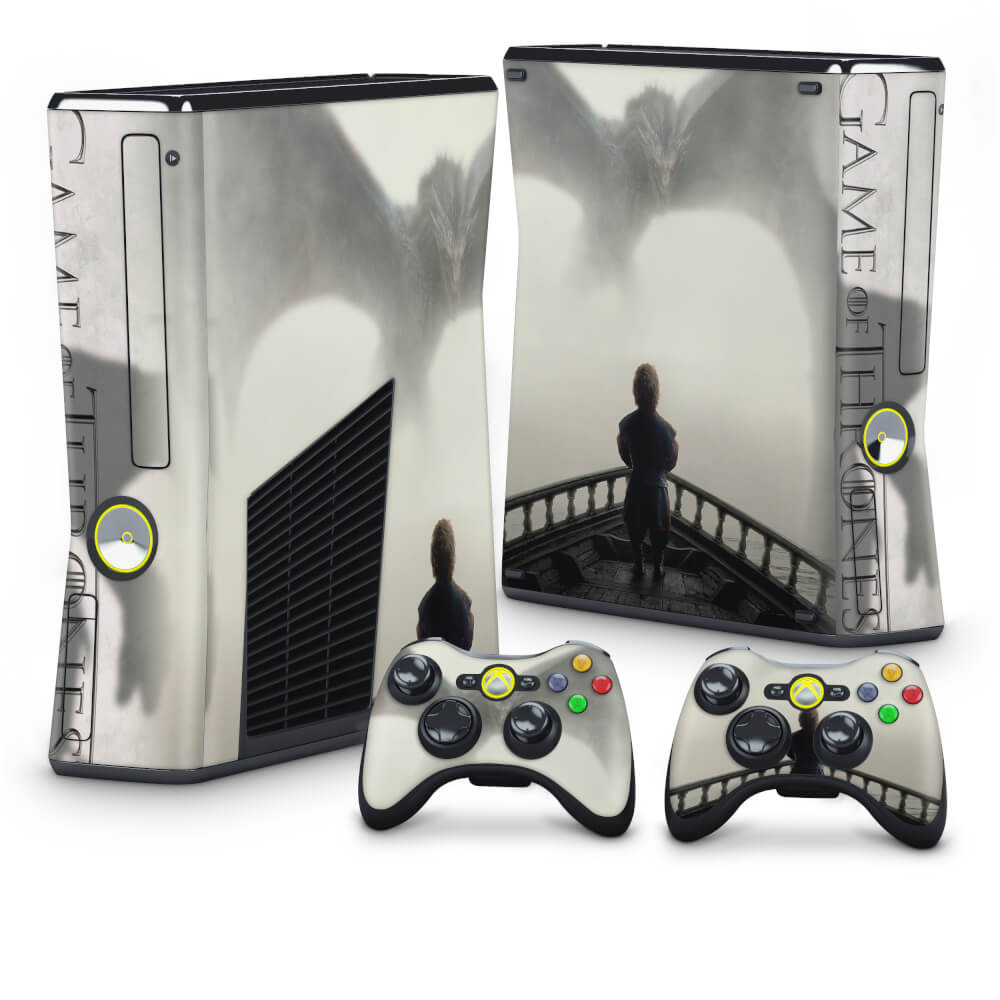 Skin Anti-Rage Xbox 360 Slim - Game of Thrones #B