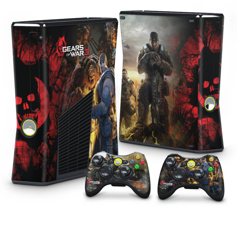 Skin Anti-Rage Xbox 360 Slim - Gears of War 3