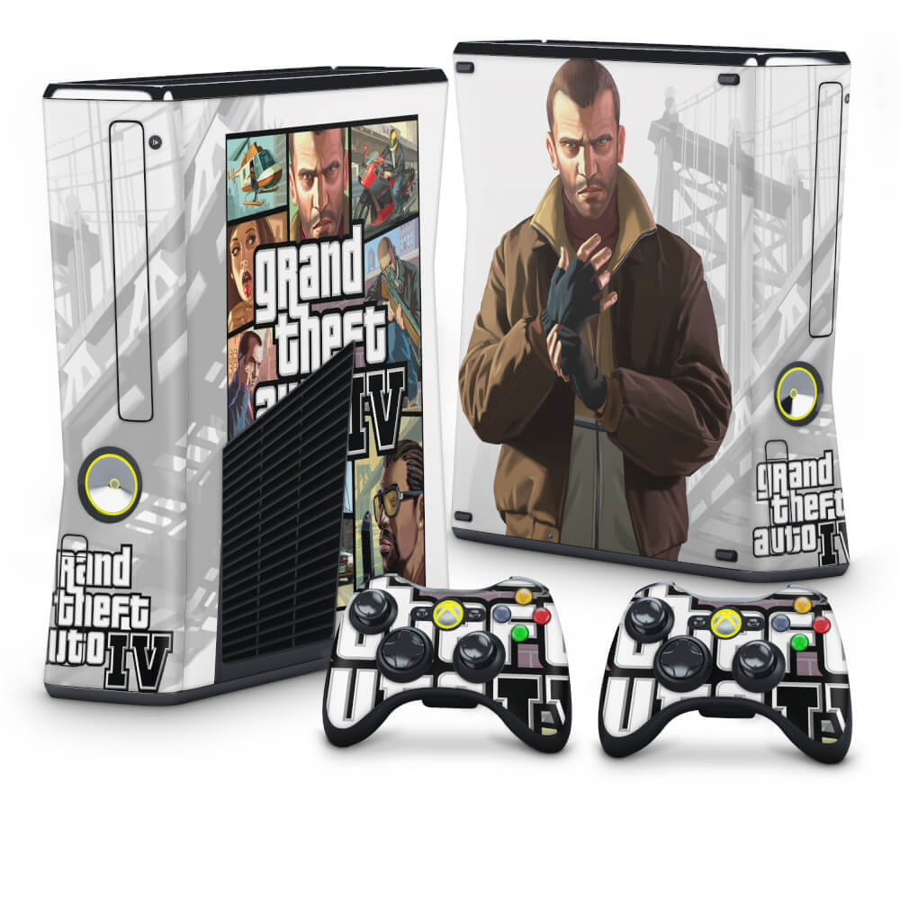 Skin Anti-Rage Xbox 360 Slim - GTA IV