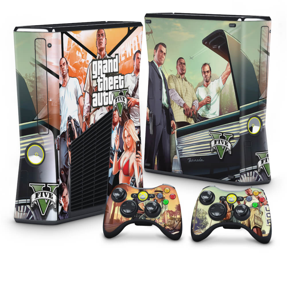 Skin Anti-Rage Xbox 360 Slim - GTA V