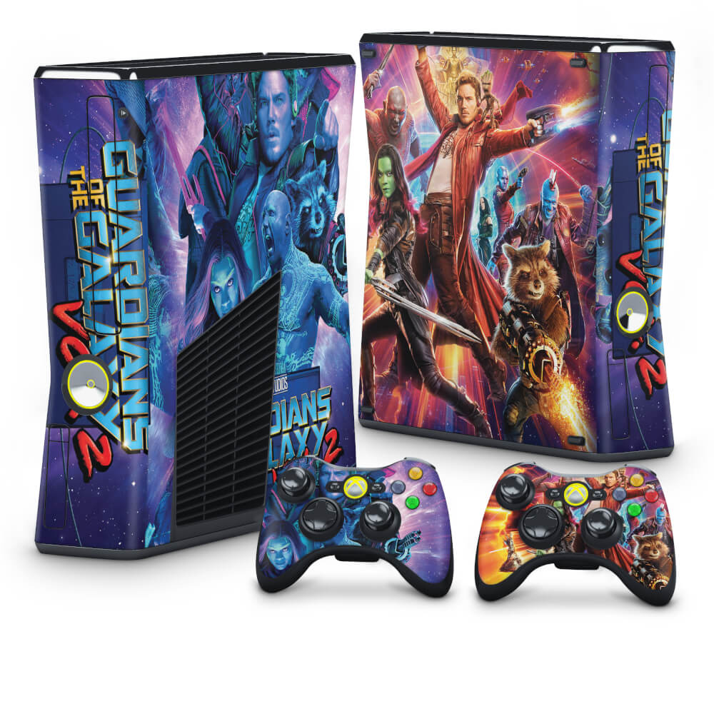 Skin Anti-Rage Xbox 360 Slim - Guardioes Da Galaxia 2