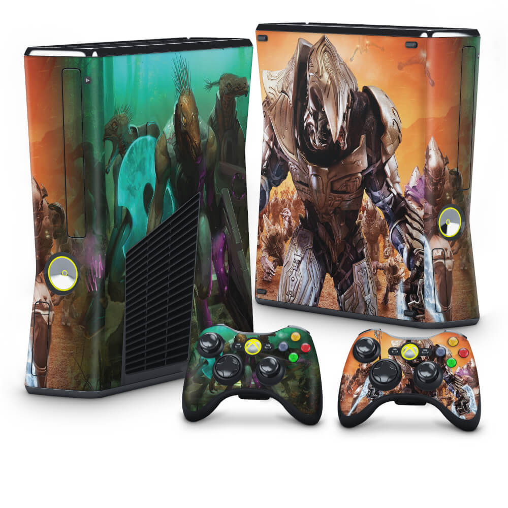 Skin Anti-Rage Xbox 360 Slim - Halo Wars