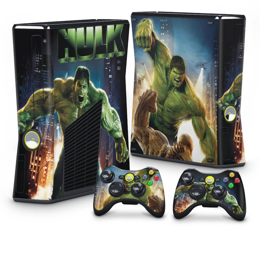 Skin Anti-Rage Xbox 360 Slim - Hulk