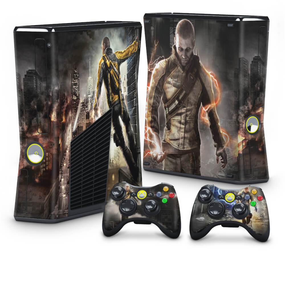 Skin Anti-Rage Xbox 360 Slim - Infamous