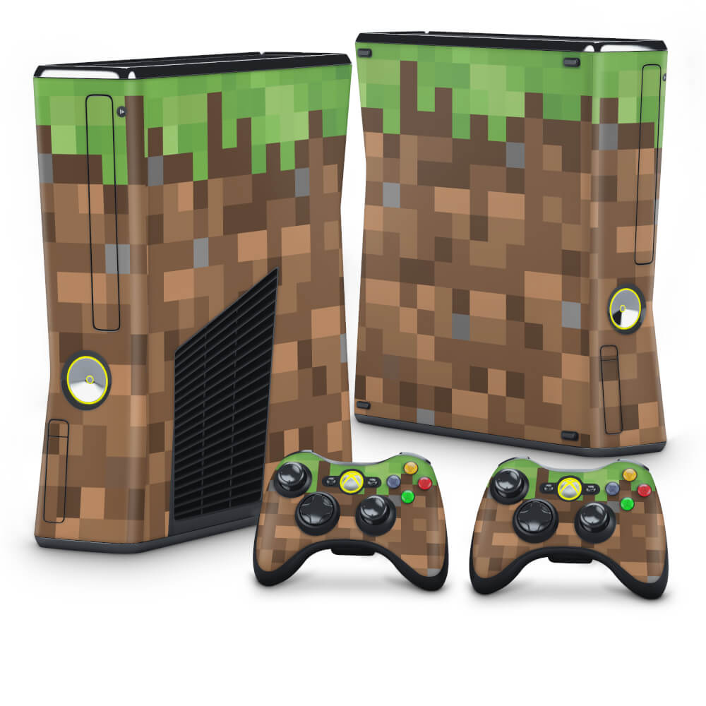 Skin Anti-Rage Xbox 360 Slim - Minecraft