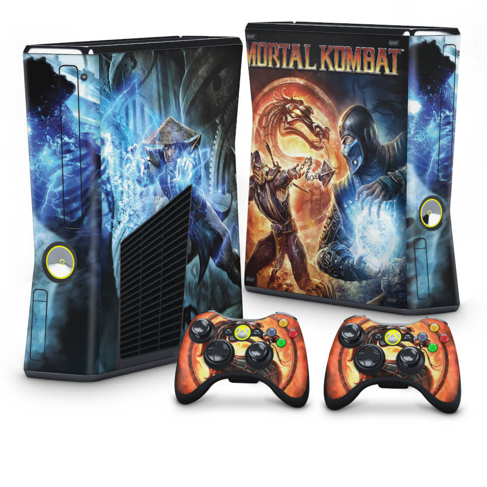 Skin Anti-Rage Xbox 360 Slim - Mortal Kombat