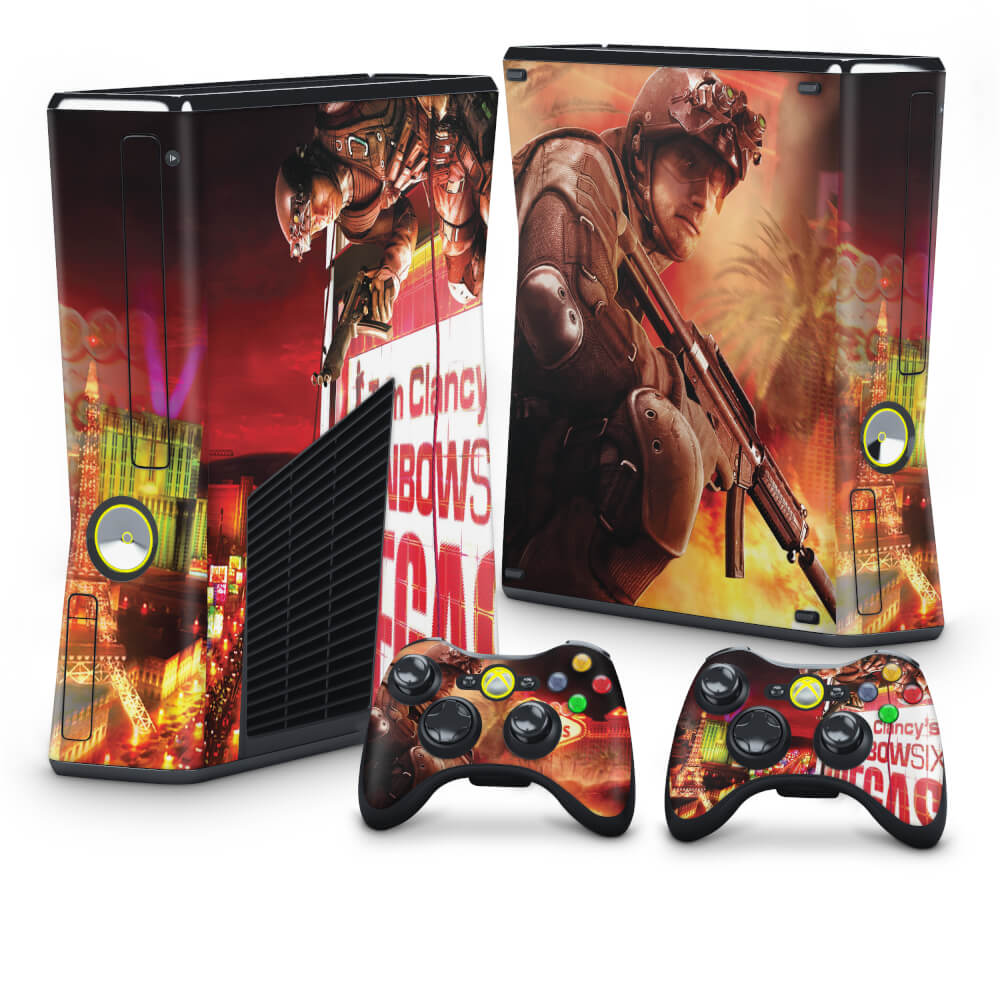 Skin Anti-Rage Xbox 360 Slim - Rainbow Six Vegas