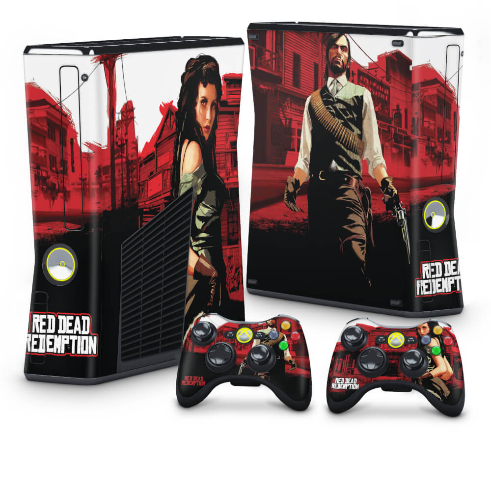 Skin Anti-Rage Xbox 360 Slim - Red Dead Redemption