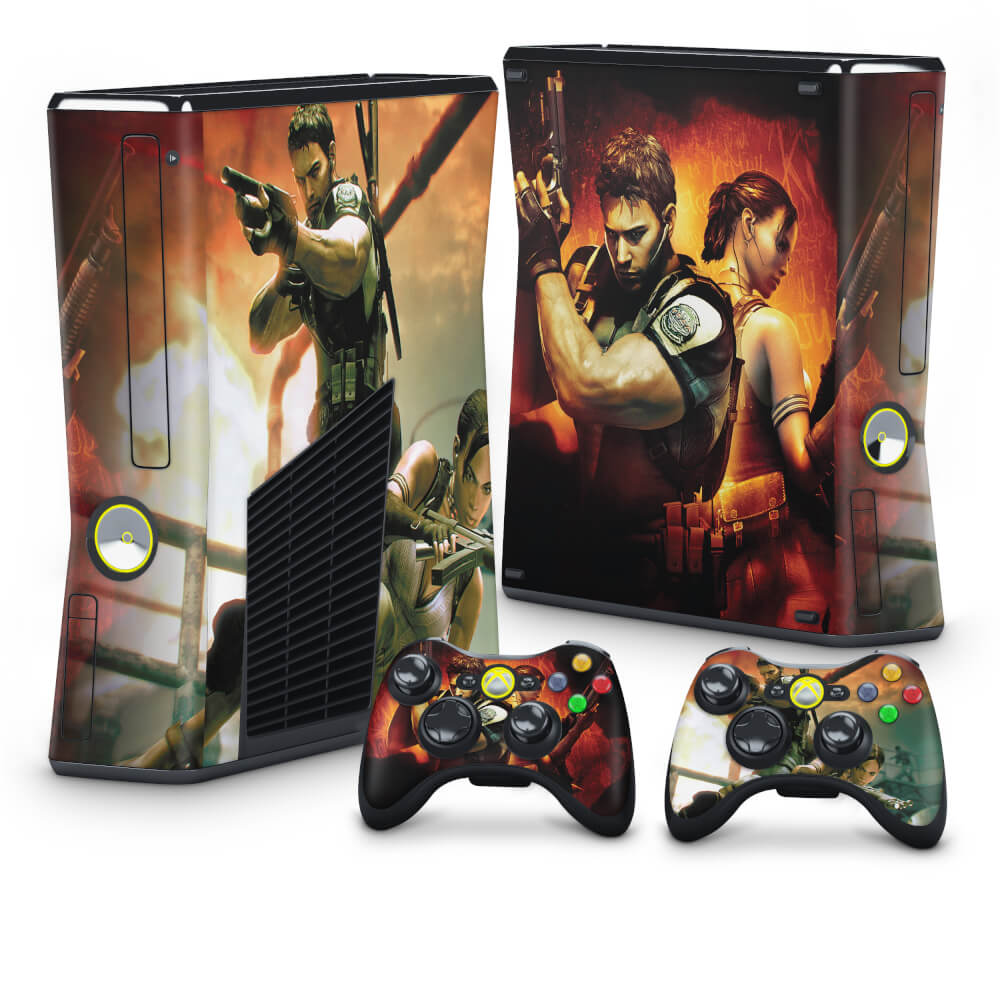 Skin Anti-Rage Xbox 360 Slim - Resident Evil 5