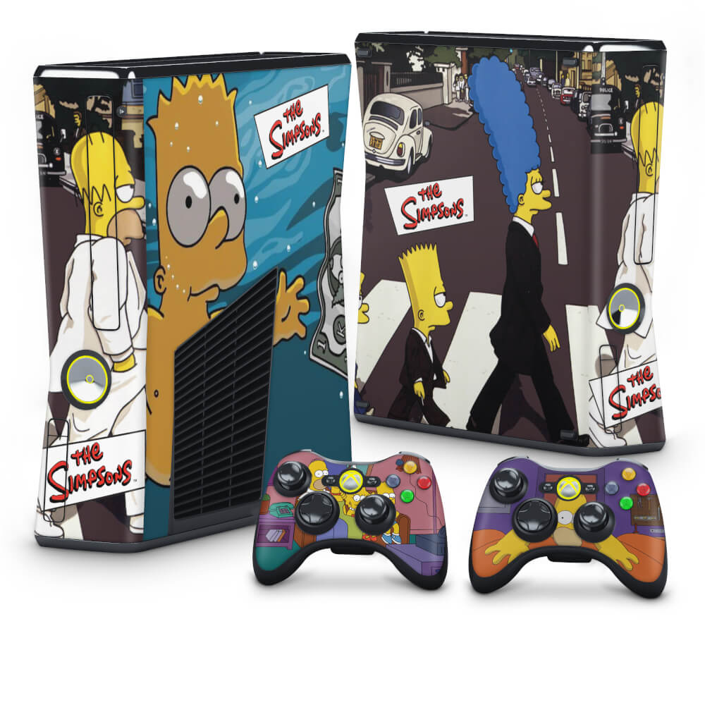 Skin Anti-Rage Xbox 360 Slim - Simpsons