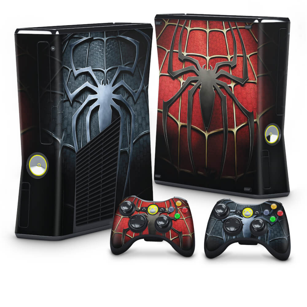 Skin Anti-Rage Xbox 360 Slim - Spiderman Homem-Aranha #A